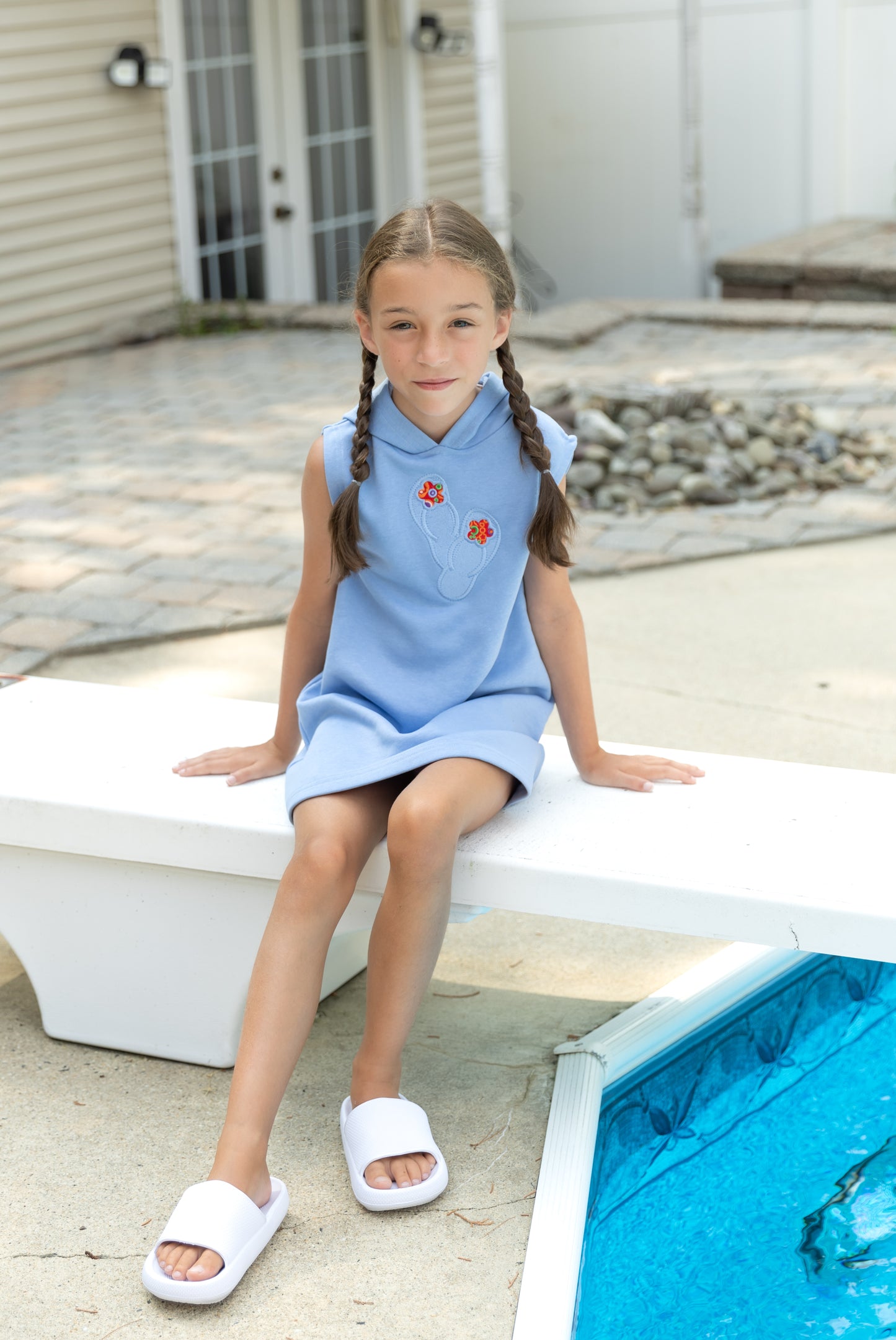 Light Blue Flip Flop Hoodie