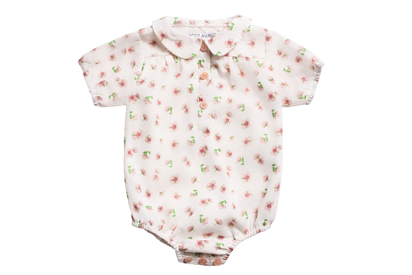 Soft Pink Floral Romper
